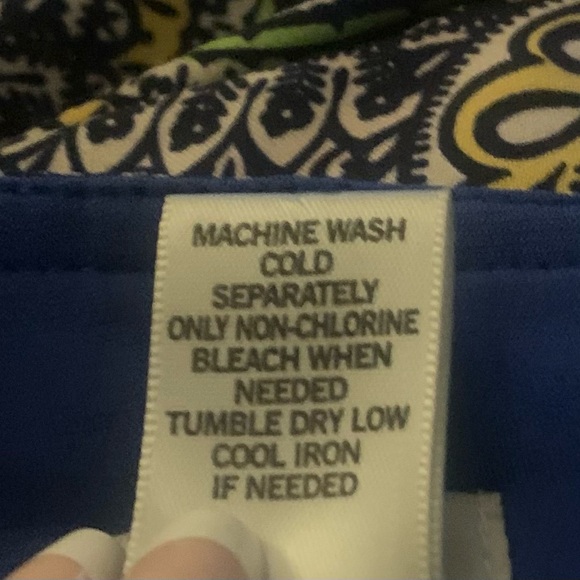 Cache’ Blue Paisley Wrap Dress Womens Size Large Beautiful Colors & Print - Picture 5 of 8